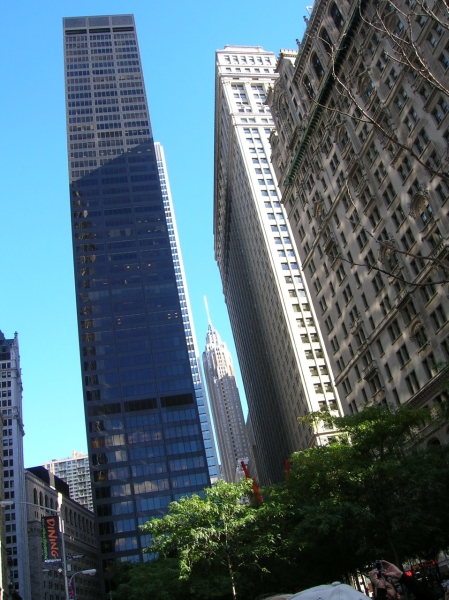 Tall towers in downtown New York