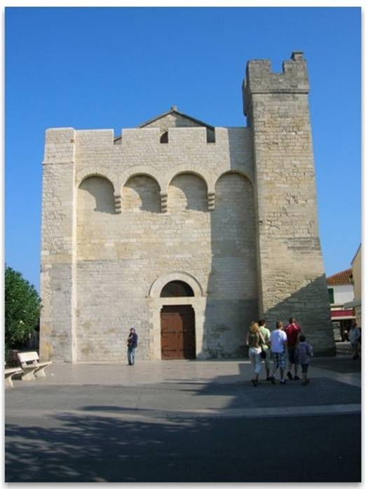 The medieval fortress church of Saintes-Maries-de-la-Mer