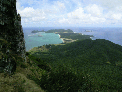View from Mt Ligbird, Lord Howe Island